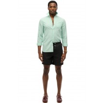 SUPERDRY D2 SDSW SPORTSWEAR LOGO 17 SWIM SHORT ΜΑΓΙΟ ΑΝΔΡΙΚΟ BLACK