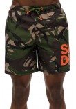 SUPERDRY D2 SDSW SPORTSWEAR LOGO 17 SWIM SHORT ΜΑΓΙΟ ΑΝΔΡΙΚΟ GREEN