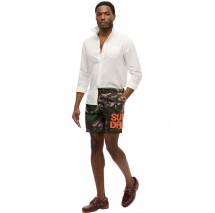 SUPERDRY D2 SDSW SPORTSWEAR LOGO 17 SWIM SHORT ΜΑΓΙΟ ΑΝΔΡΙΚΟ GREEN