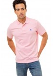 U.S POLO ASSN  41029 POLO T-SHIRT ΜΠΛΟΥΖΑ ΑΝΔΡΙΚΗ PINK