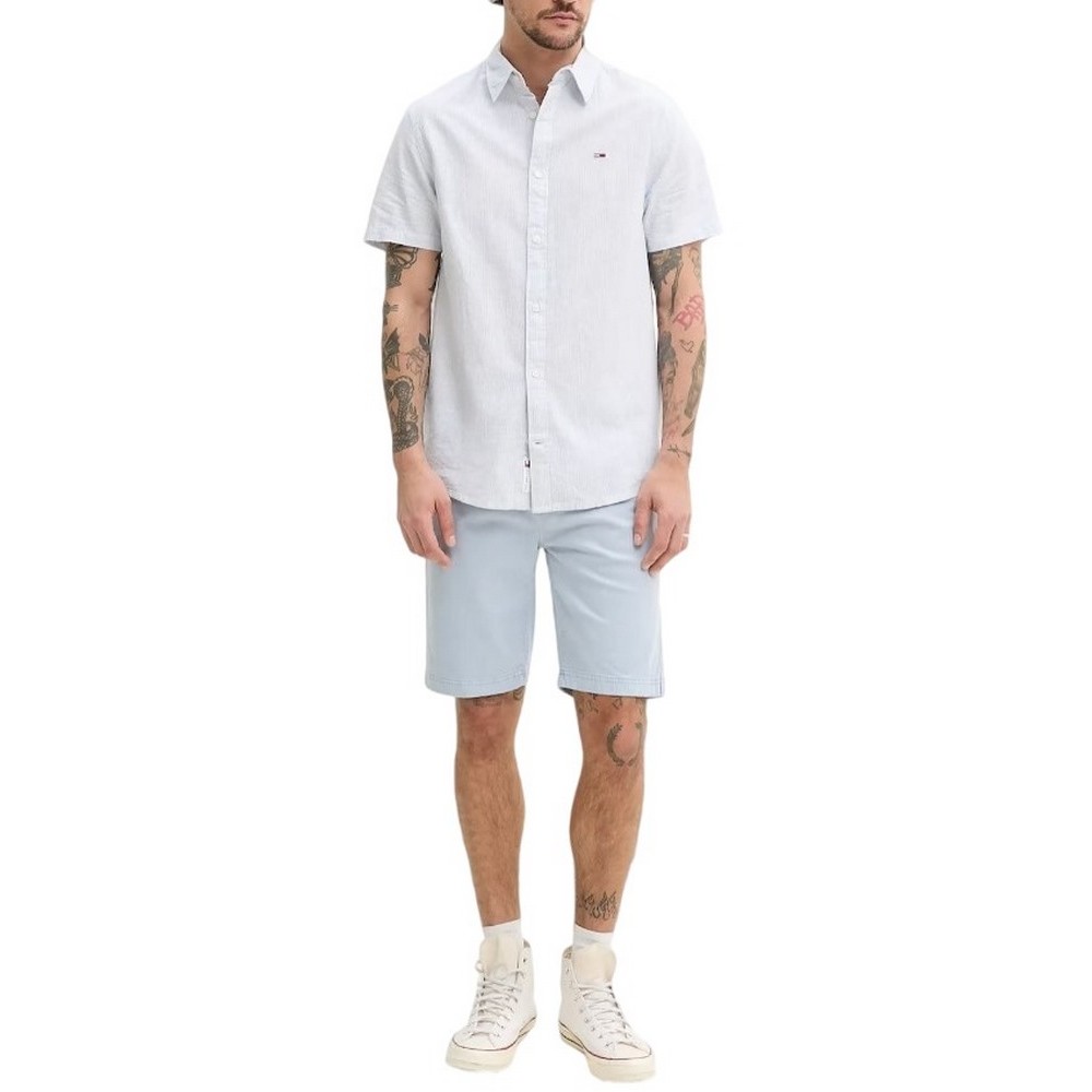 SUPERDRY VINTAGE OFFICER CHINO SHORT ΒΕΡΜΟΥΔΑ ΑΝΔΡΙΚΗ BLUE
