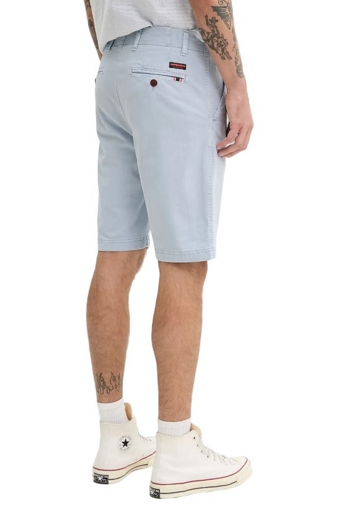 SUPERDRY VINTAGE OFFICER CHINO SHORT ΒΕΡΜΟΥΔΑ ΑΝΔΡΙΚΗ BLUE