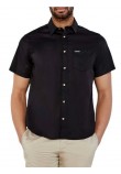 GUESS JEANS SS REG PKT COLLAR  ΠΟΥΚΑΜΙΣΟ ΑΝΔΡΙΚΟ BLACK