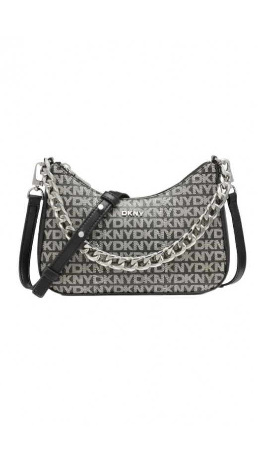 DKNY JENNA CROSS BODY HANDBAG R52E5I10 ΤΣΑΝΤΑ ΓΥΝΑΙΚΕΙΑ BLACK