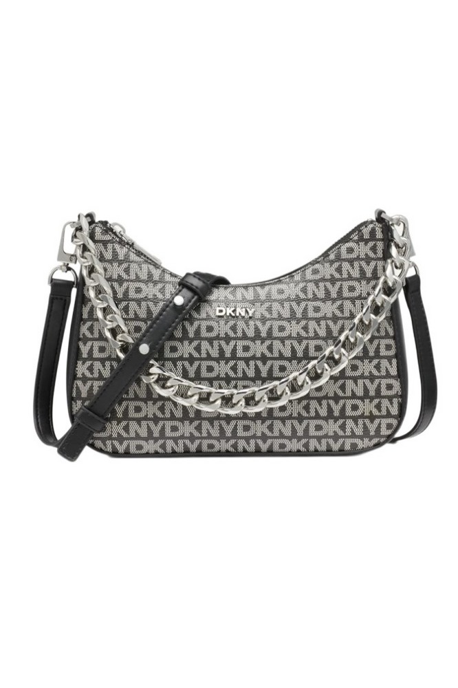 DKNY JENNA CROSS BODY HANDBAG R52E5I10 ΤΣΑΝΤΑ ΓΥΝΑΙΚΕΙΑ BLACK