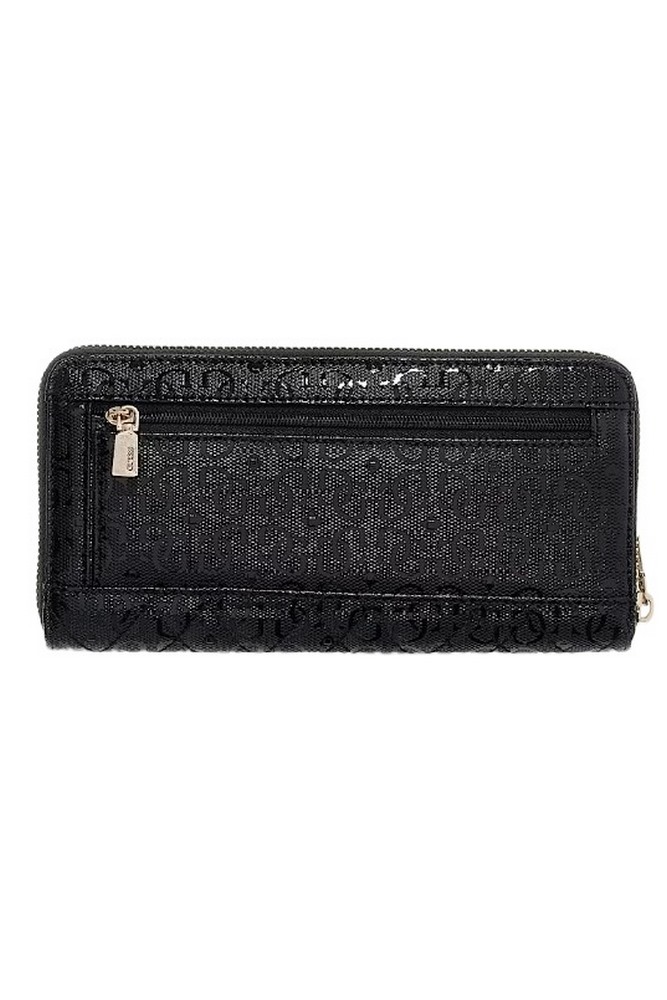 GUESS ISEMAY SLG LARGE ZIP AROUND ΠΟΡΤΟΦΟΛΙ ΓΥΝΑΙΚΕΙΟ BLACK