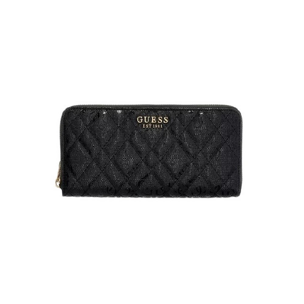 GUESS ISEMAY SLG LARGE ZIP AROUND ΠΟΡΤΟΦΟΛΙ ΓΥΝΑΙΚΕΙΟ BLACK