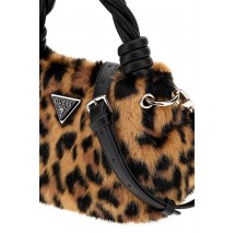 GUESS SHAIDA TOP HANDLE CROSSBODY ΤΣΑΝΤΑ ΓΥΝΑΙΚΕΙΑ LEOPARD