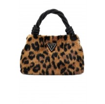 GUESS SHAIDA TOP HANDLE CROSSBODY ΤΣΑΝΤΑ ΓΥΝΑΙΚΕΙΑ LEOPARD