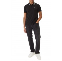 CALVIN KLEIN JEANS CSL PQ CLSSC TPPD POLO ΜΠΛΟΥΖΑ ΑΝΔΡΙΚΗ BLACK