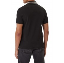 CALVIN KLEIN JEANS CSL PQ CLSSC TPPD POLO ΜΠΛΟΥΖΑ ΑΝΔΡΙΚΗ BLACK
