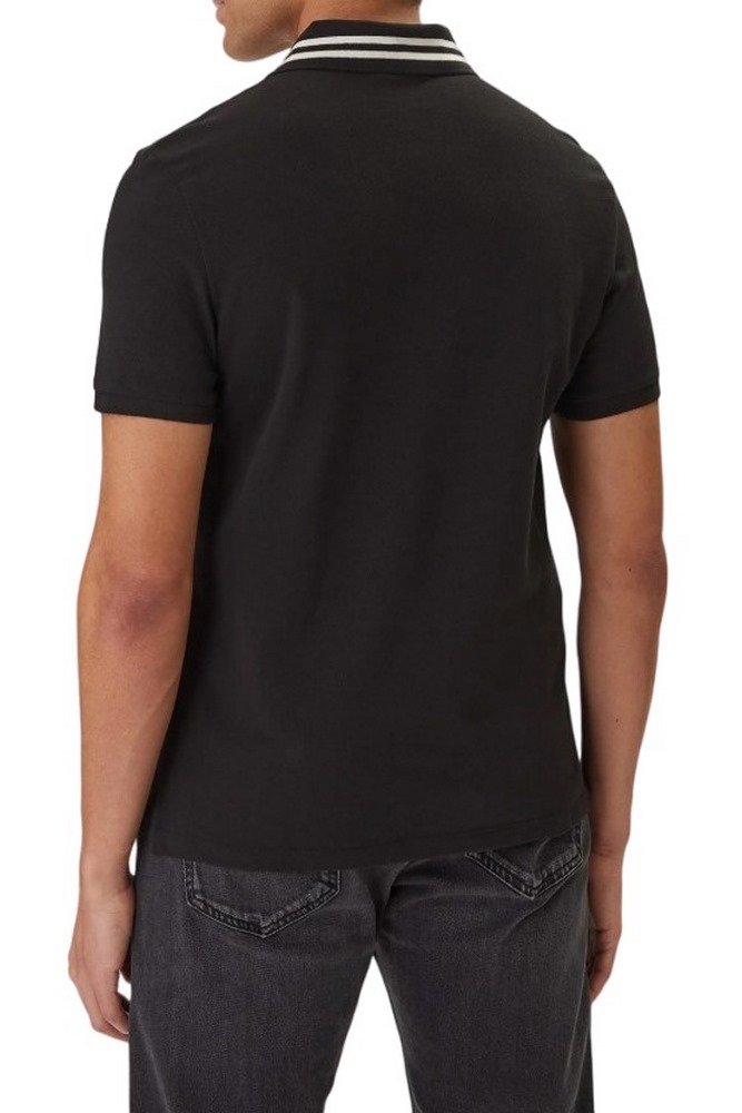 CALVIN KLEIN JEANS CSL PQ CLSSC TPPD POLO ΜΠΛΟΥΖΑ ΑΝΔΡΙΚΗ BLACK