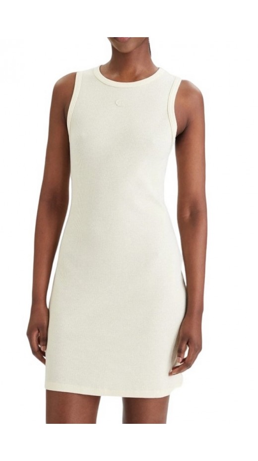 CALVIN KLEIN JEANS SL TEXTURE WAFFLE RACER MINI ΦΟΡΕΜΑ ΓΥΝΑΙΚΕΙΟ YELLOW