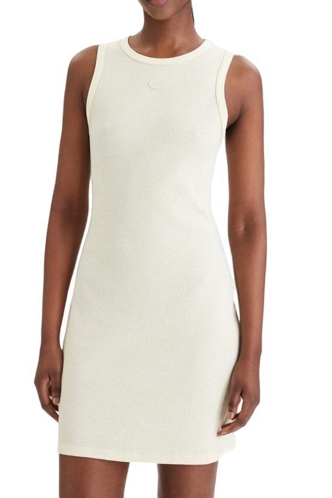 CALVIN KLEIN JEANS SL TEXTURE WAFFLE RACER MINI ΦΟΡΕΜΑ ΓΥΝΑΙΚΕΙΟ YELLOW