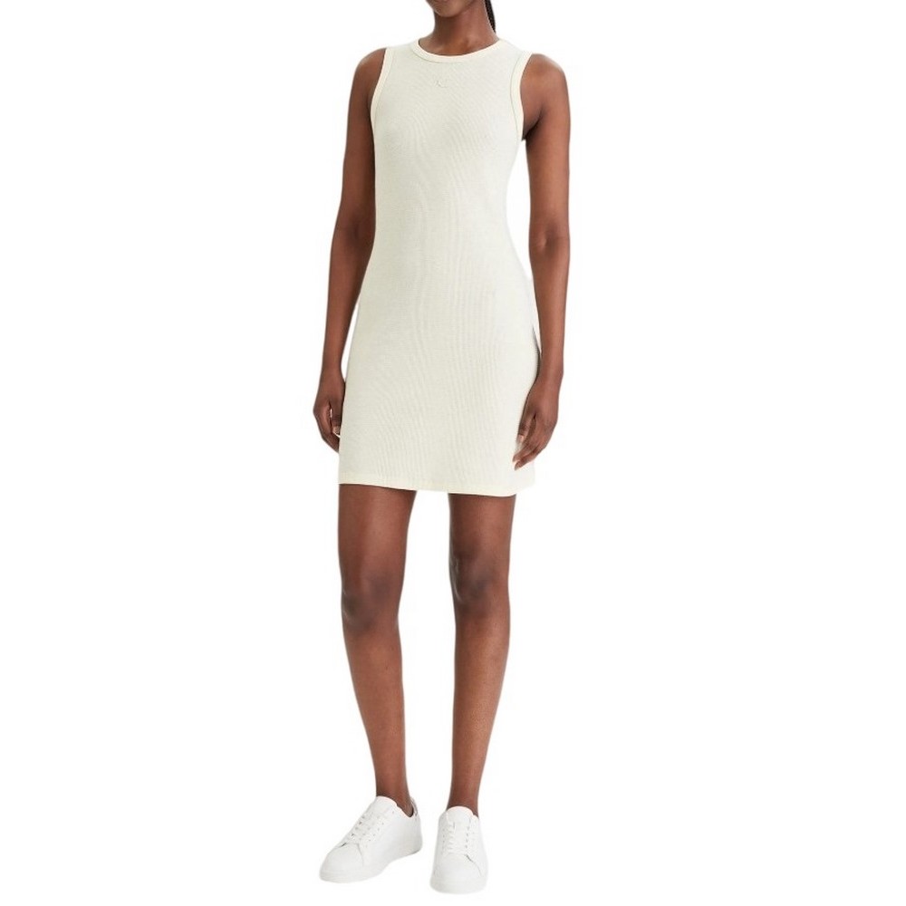 CALVIN KLEIN JEANS SL TEXTURE WAFFLE RACER MINI ΦΟΡΕΜΑ ΓΥΝΑΙΚΕΙΟ YELLOW