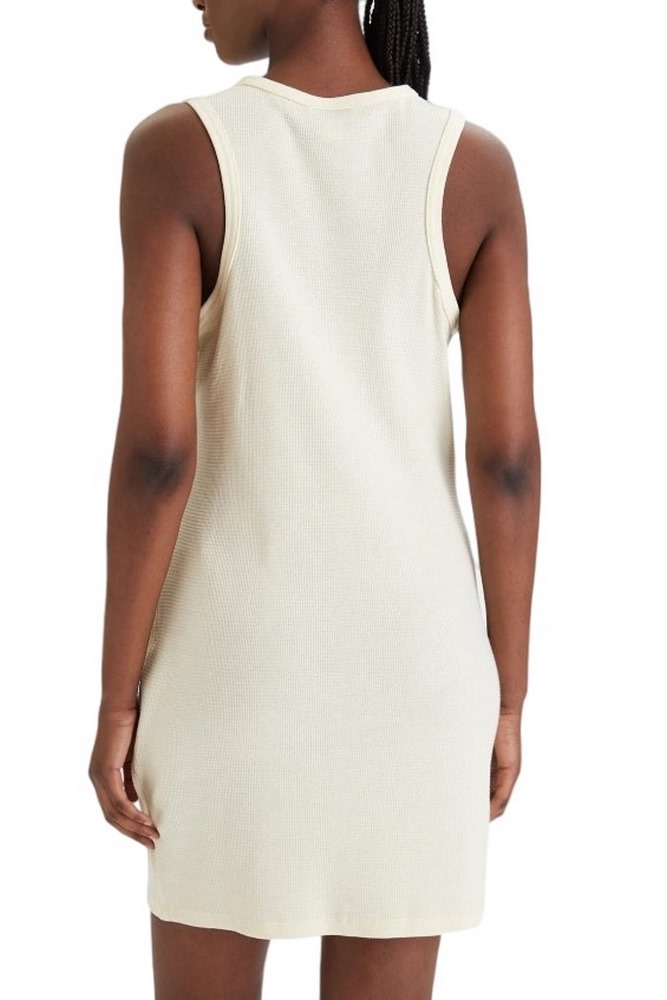 CALVIN KLEIN JEANS SL TEXTURE WAFFLE RACER MINI ΦΟΡΕΜΑ ΓΥΝΑΙΚΕΙΟ YELLOW