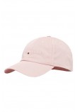 TOMMY JEANS LINEAR LOGO 6 PANEL CAP ΚΑΠΕΛΟ ΓΥΝΑΙΚΕΙΟ PINK