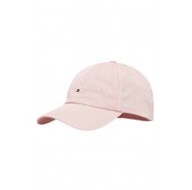 TOMMY JEANS LINEAR LOGO 6 PANEL CAP ΚΑΠΕΛΟ ΓΥΝΑΙΚΕΙΟ PINK