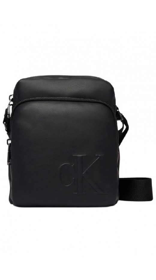 CALVIN KLEIN BOLD CK POCKET REPORTER ΤΣΑΝΤΑ ΑΝΔΡΙΚΗ BLACK