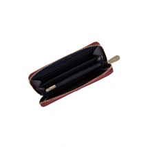 TOMMY HILFIGER POPPY PLUS LARGE ZA ΠΟΡΤΟΦΟΛΙ ΓΥΝΑΙΚΕΙΟ AUBERGINE