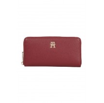 TOMMY HILFIGER POPPY PLUS LARGE ZA ΠΟΡΤΟΦΟΛΙ ΓΥΝΑΙΚΕΙΟ AUBERGINE