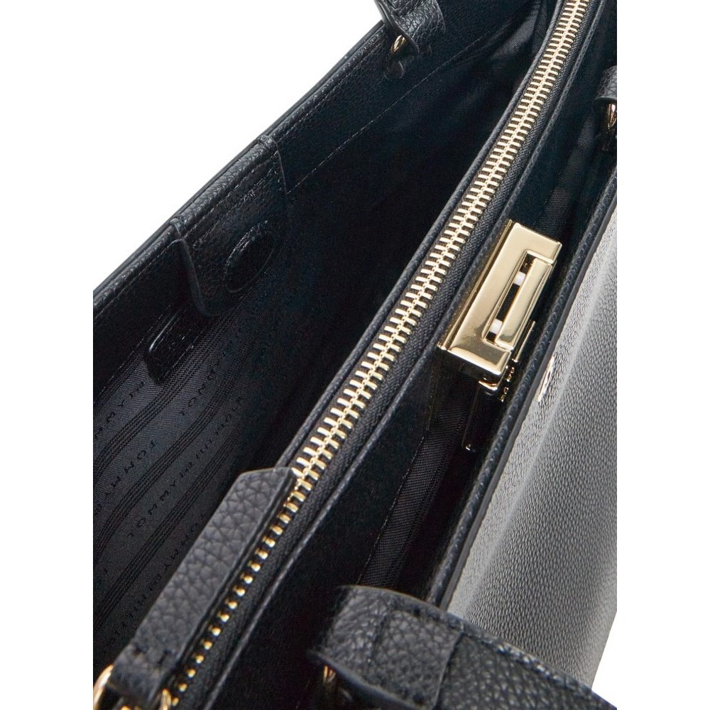 TOMMY HILFIGER HER TOTE ΤΣΑΝΤΑ ΓΥΝΑΙΚΕΙΑ BLACK