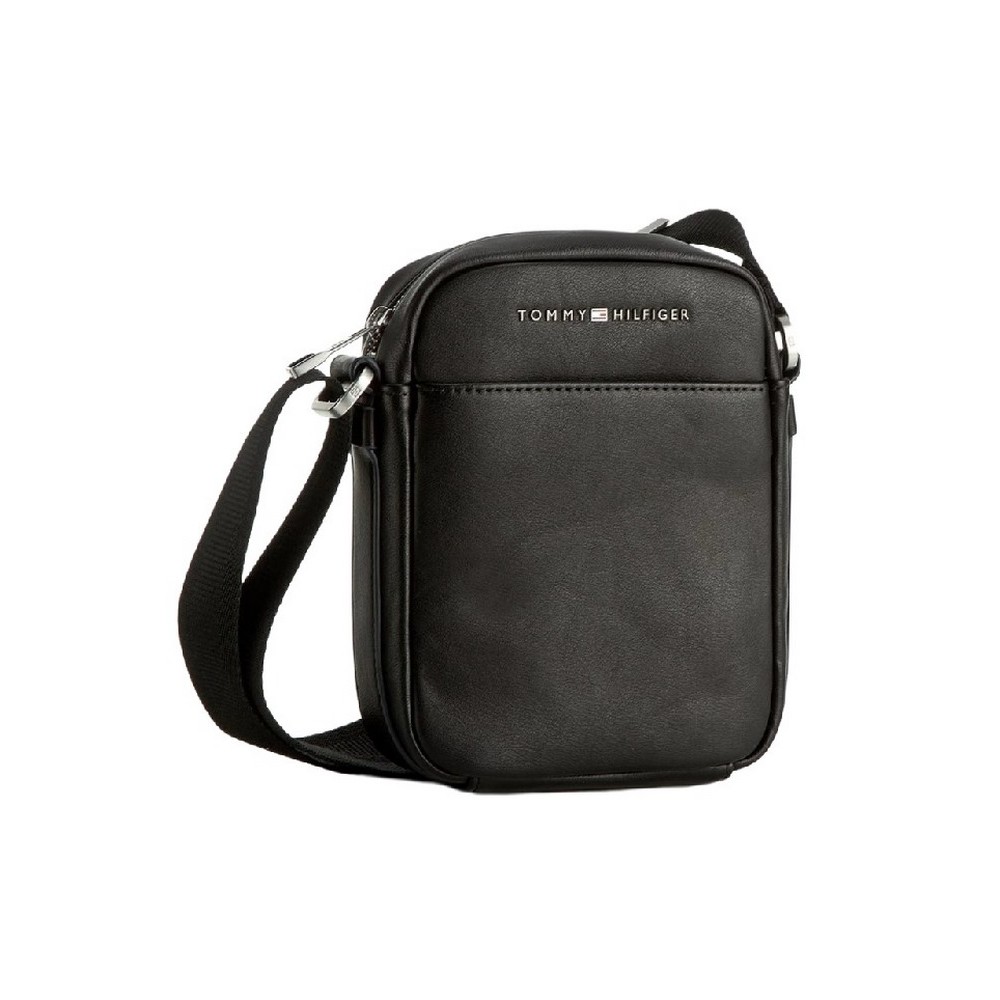 TOMMY HILFIGER CITY MINI REPORTER ΤΣΑΝΤΑ ΑΝΔΡΙΚΗ BLACK