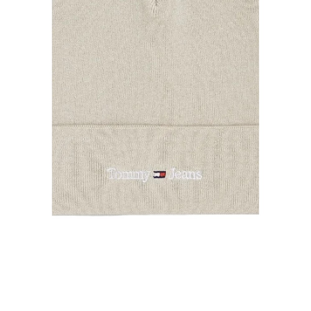 TOMMY HILFIGER TJW SPORT BEANIE ΣΚΟΥΦΟΣ ΓΥΝΑΙΚΕΙΟΣ BEIGE