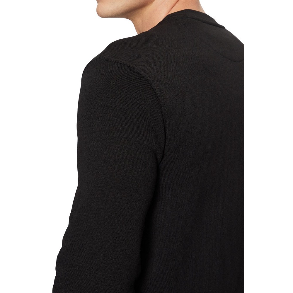 GUESS CN BASIC LOGO SWEATSHIRT ΜΠΛΟΥΖΑ ΦΟΥΤΕΡ ΑΝΔΡΙΚΗ BLACK