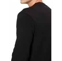 GUESS CN BASIC LOGO SWEATSHIRT ΜΠΛΟΥΖΑ ΦΟΥΤΕΡ ΑΝΔΡΙΚΗ BLACK