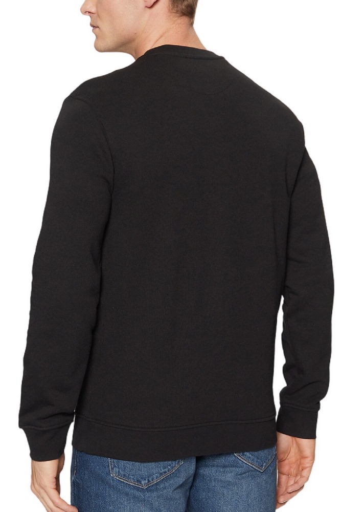 GUESS CN BASIC LOGO SWEATSHIRT ΜΠΛΟΥΖΑ ΦΟΥΤΕΡ ΑΝΔΡΙΚΗ BLACK