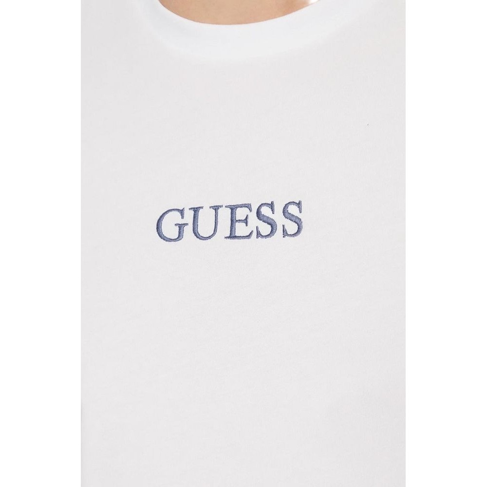 GUESS SS BSC CITY OF DREAMS TEE T-SHIRT ΜΠΛΟΥΖΑ ΑΝΔΡΙΚΗ WHITE
