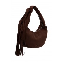 DKNY HOPE HOBOS HANDBAG ΤΣΑΝΤΑ ΓΥΝΑΙΚΕΙΑ CHOCOLATE