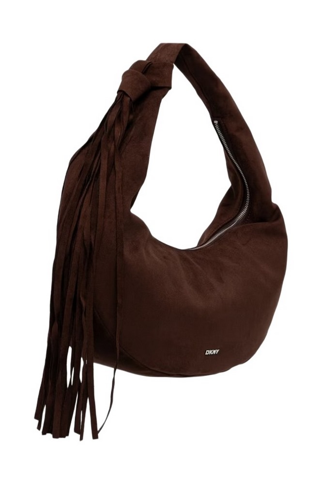 DKNY HOPE HOBOS HANDBAG ΤΣΑΝΤΑ ΓΥΝΑΙΚΕΙΑ CHOCOLATE