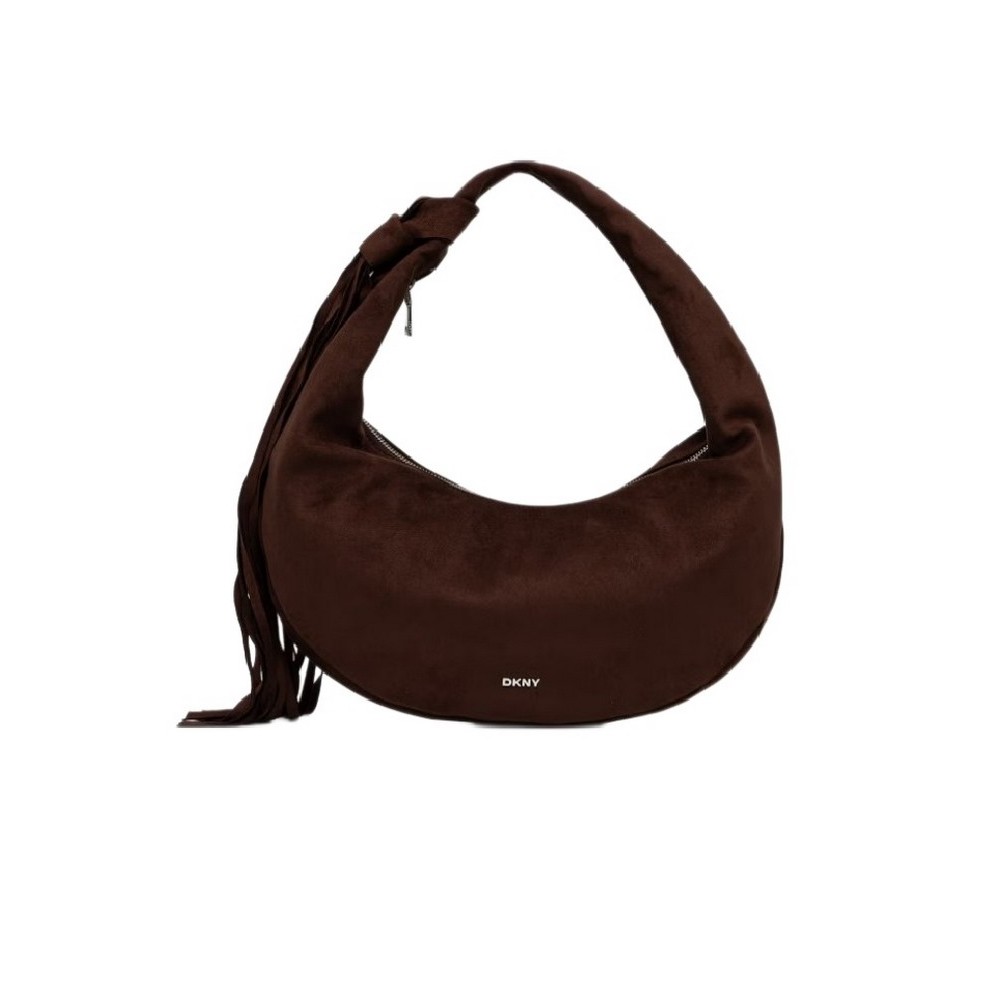 DKNY HOPE HOBOS HANDBAG ΤΣΑΝΤΑ ΓΥΝΑΙΚΕΙΑ CHOCOLATE