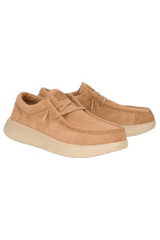 HEY DUDE WALLY COMF SUEDE 41975  ΠΑΠΟΥΤΣΙ ΑΝΔΡΙΚΟ TAN
