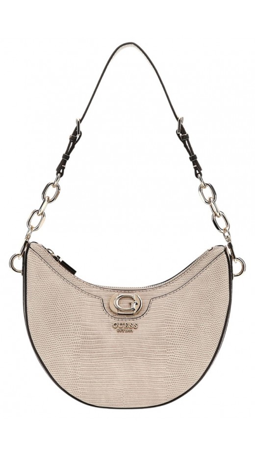 GUESS ORLINA TOP ZIP SHOULDER BAG ΤΣΑΝΤΑ ΓΥΝΑΙΚΕΙΑ TAUPE