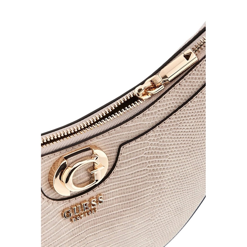 GUESS ORLINA TOP ZIP SHOULDER BAG ΤΣΑΝΤΑ ΓΥΝΑΙΚΕΙΑ TAUPE