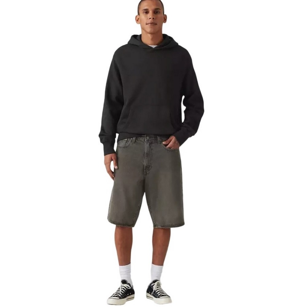 LEVIS 478 BAGGY SHORTS 001JM0000 ΒΕΡΜΟΥΔΑ ΑΝΔΡΙΚΗ BLACK DENIM