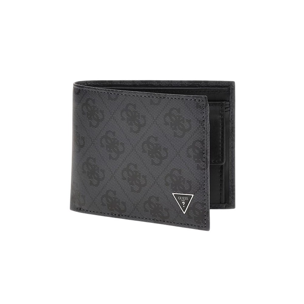 GUESS MADRID BLLFLD W COIN POCKET ΠΟΡΤΟΦΟΛΙ ΑΝΔΡΙΚΟ GREY