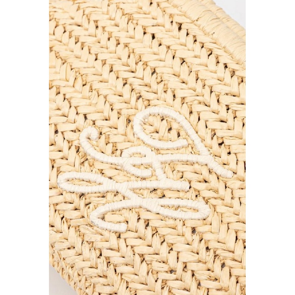 TOMMY HILFIGER  ELEVATED SUMMER CLUTCH RAFFIA ΤΣΑΝΤΑ ΓΥΝΑΙΚΕΙΑ NATURAL
