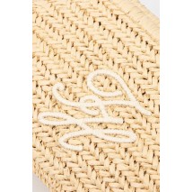 TOMMY HILFIGER  ELEVATED SUMMER CLUTCH RAFFIA ΤΣΑΝΤΑ ΓΥΝΑΙΚΕΙΑ NATURAL