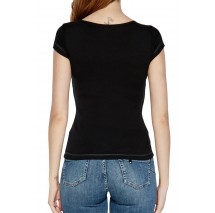 GUESS HENLEY OLYMPIA TOP ΜΠΛΟΥΖΑ ΓΥΝΑΙΚΕΙΑ BLACK