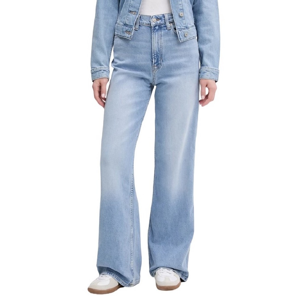 TOMMY JEANS CLAIRE HR WD BI0112 ΠΑΝΤΕΛΟΝΙ ΓΥΝΑΙΚΕΙΟ DENIM LIGHT