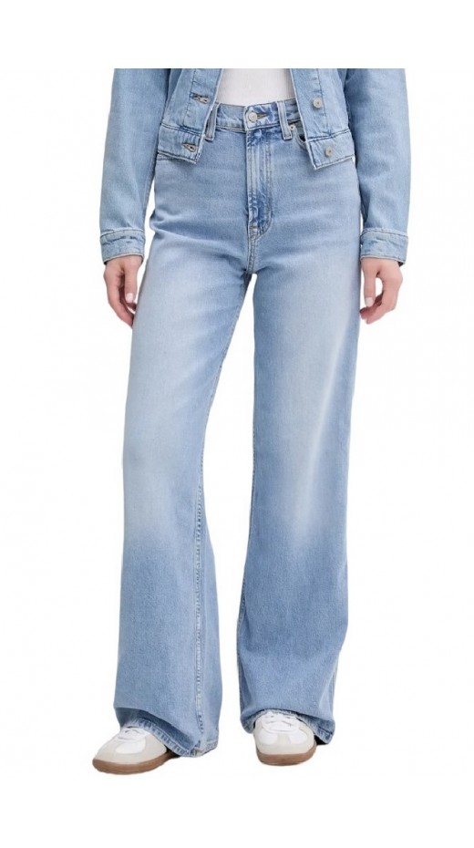 TOMMY JEANS CLAIRE HR WD BI0112 ΠΑΝΤΕΛΟΝΙ ΓΥΝΑΙΚΕΙΟ DENIM LIGHT
