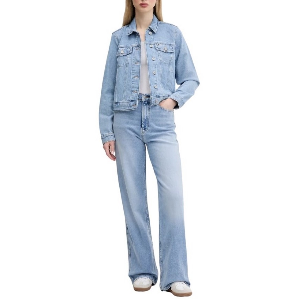 TOMMY JEANS CLAIRE HR WD BI0112 ΠΑΝΤΕΛΟΝΙ ΓΥΝΑΙΚΕΙΟ DENIM LIGHT