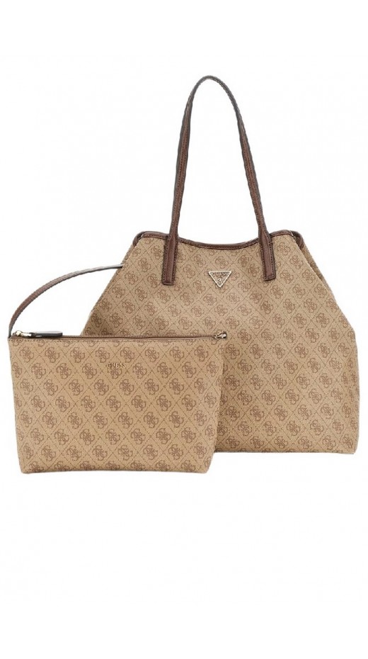 GUESS VICTTORIA LARGE 2 IN 1 TOTE ΤΣΑΝΤΑ ΓΥΝΑΙΚΕΙΑ BEIGE