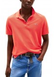 TOMMY JEANS SLIM ESSENTIAL GD POLO T-SHIRT ΜΠΛΟΥΖΑ ΑΝΔΡΙΚΗ ORANGE