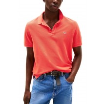 TOMMY JEANS SLIM ESSENTIAL GD POLO T-SHIRT ΜΠΛΟΥΖΑ ΑΝΔΡΙΚΗ ORANGE