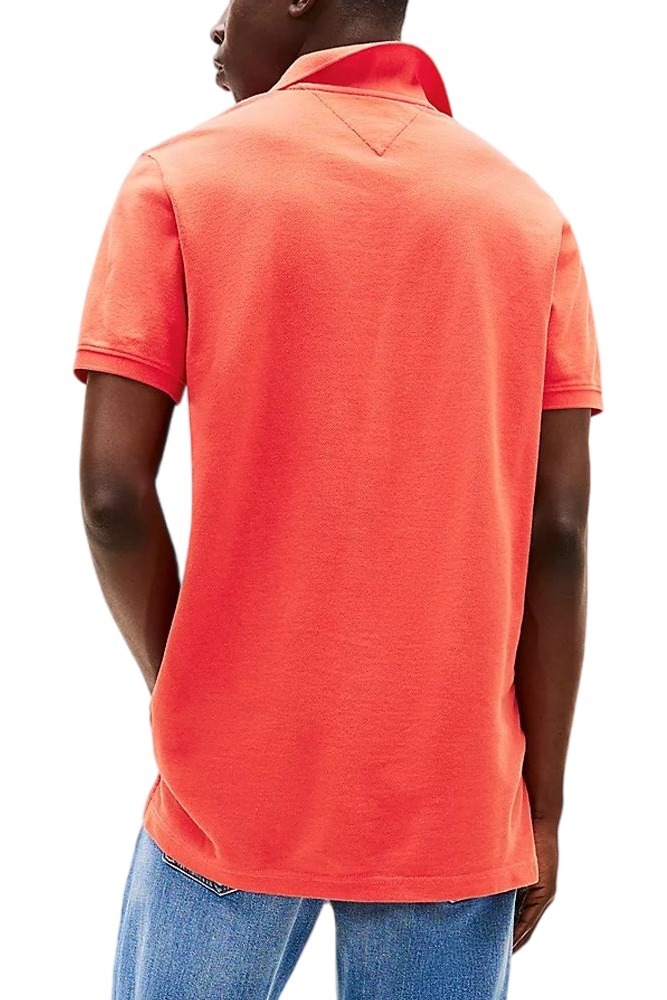 TOMMY JEANS SLIM ESSENTIAL GD POLO T-SHIRT ΜΠΛΟΥΖΑ ΑΝΔΡΙΚΗ ORANGE